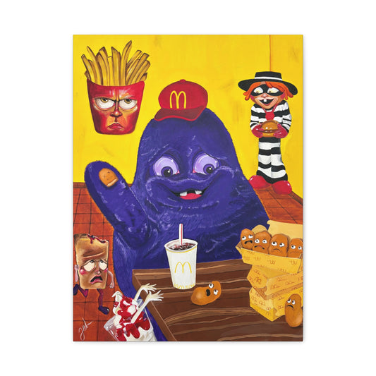 HAPPY MEALS CANVAS PRINT
