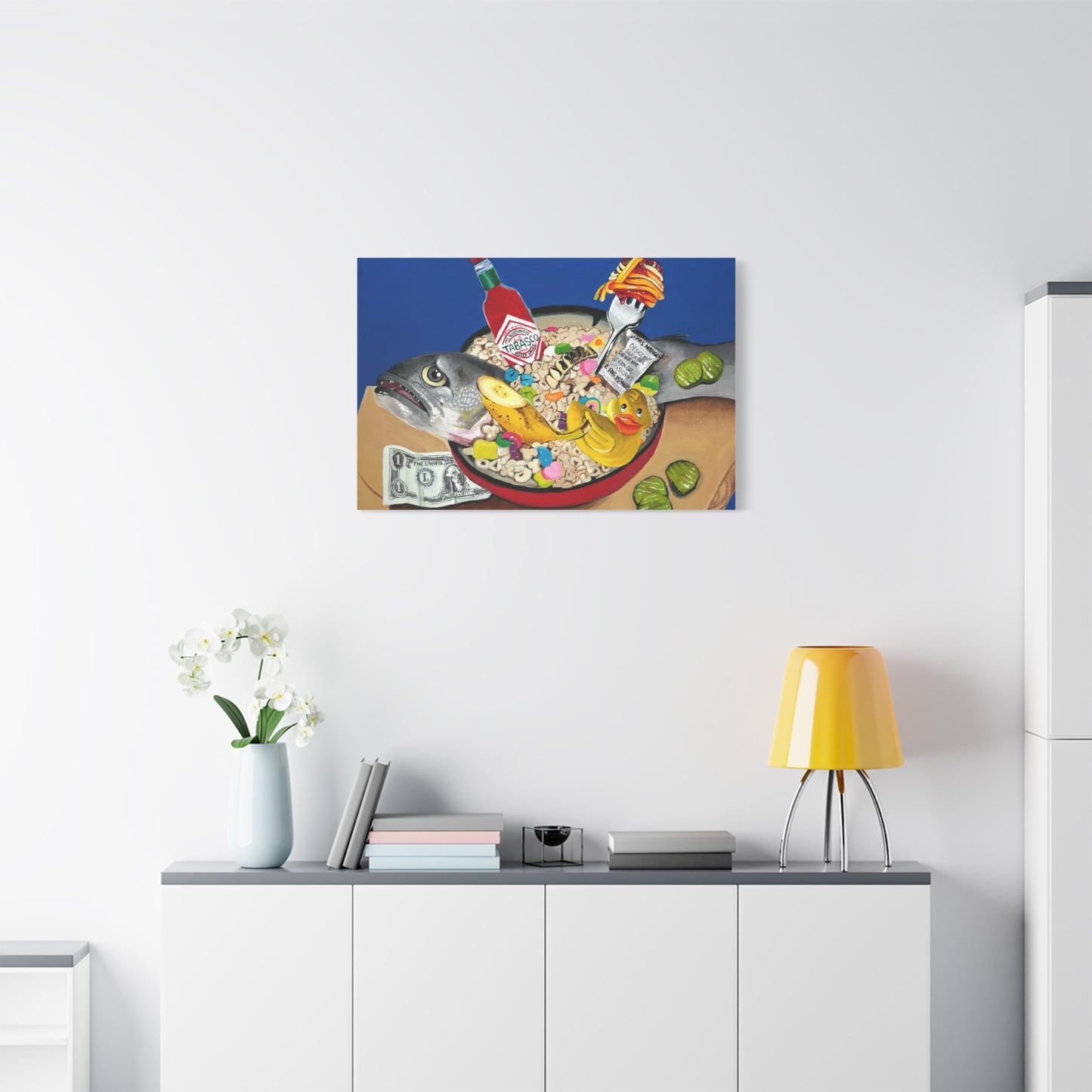 SOPA DE PESCADO CANVAS PRINT