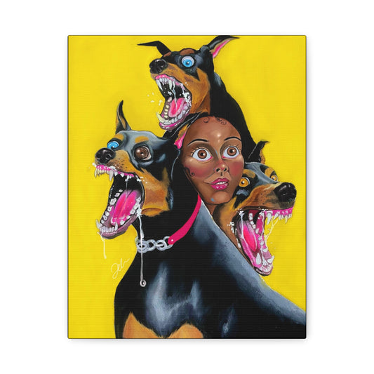 PLAY DUMB CANVAS PRINT