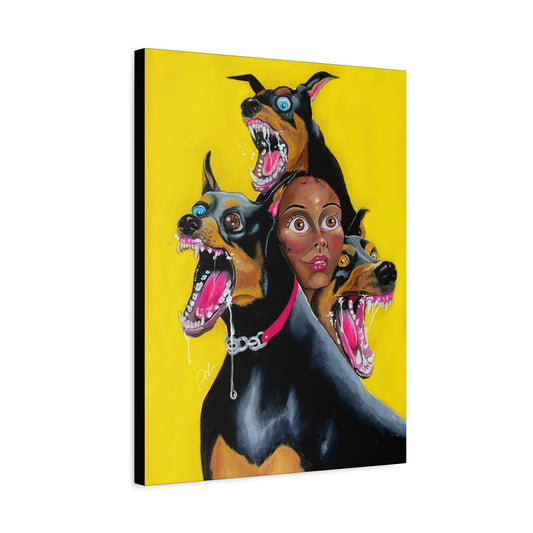 PLAY DUMB CANVAS PRINT