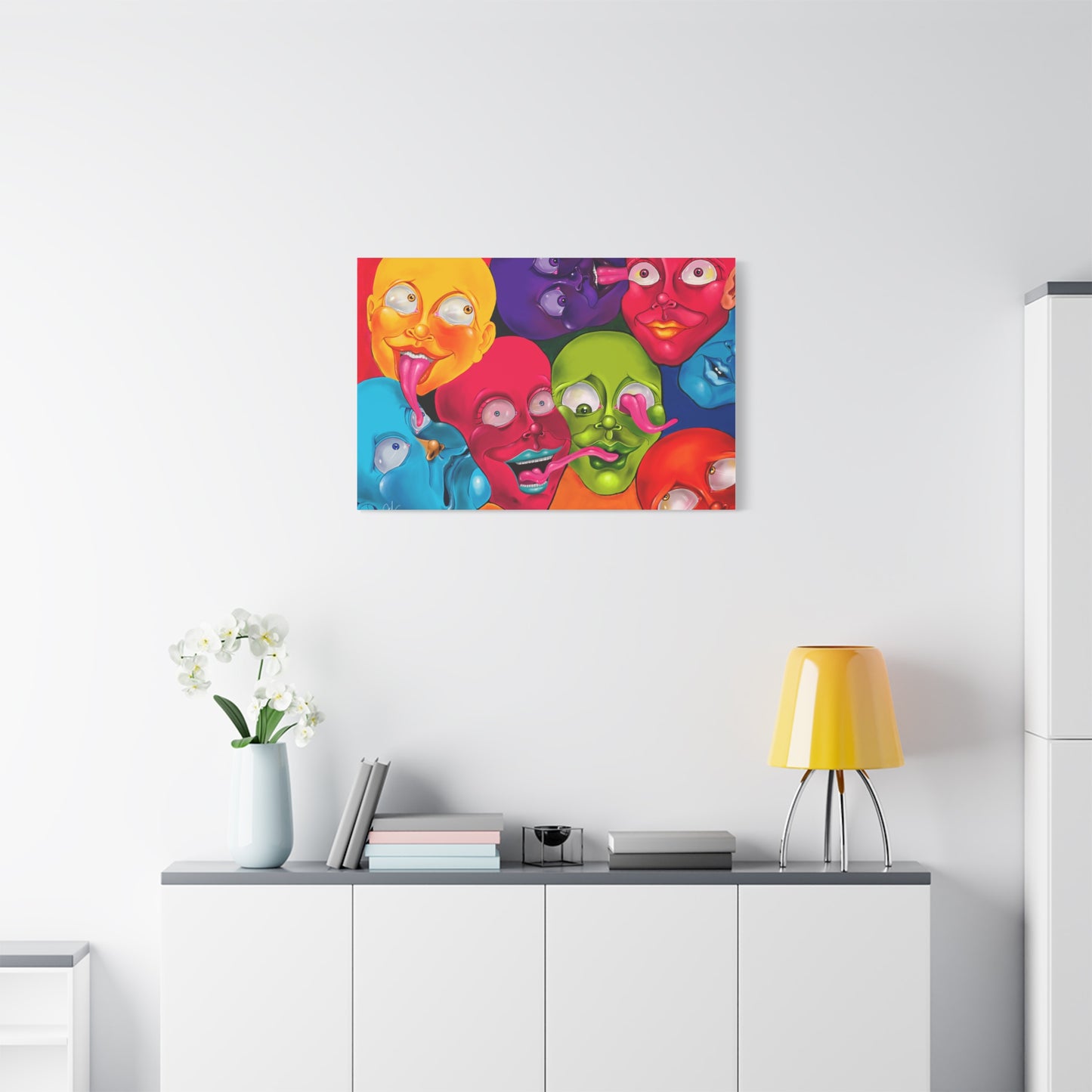 COMMUNICATION CANVAS PRINT