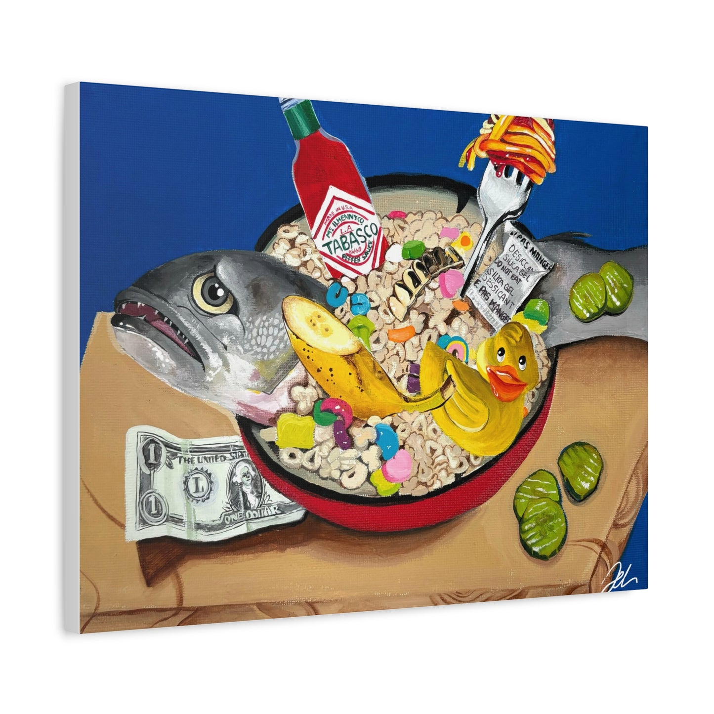 SOPA DE PESCADO CANVAS PRINT