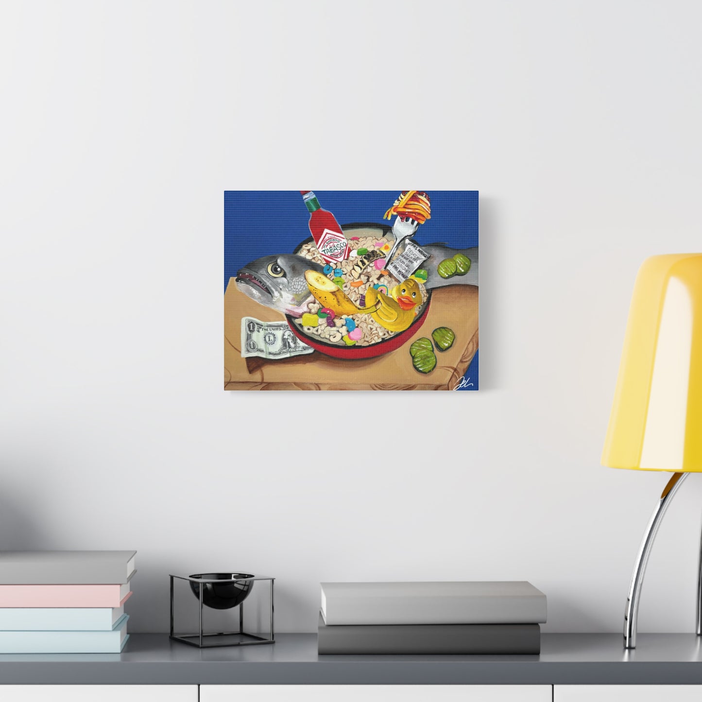 SOPA DE PESCADO CANVAS PRINT
