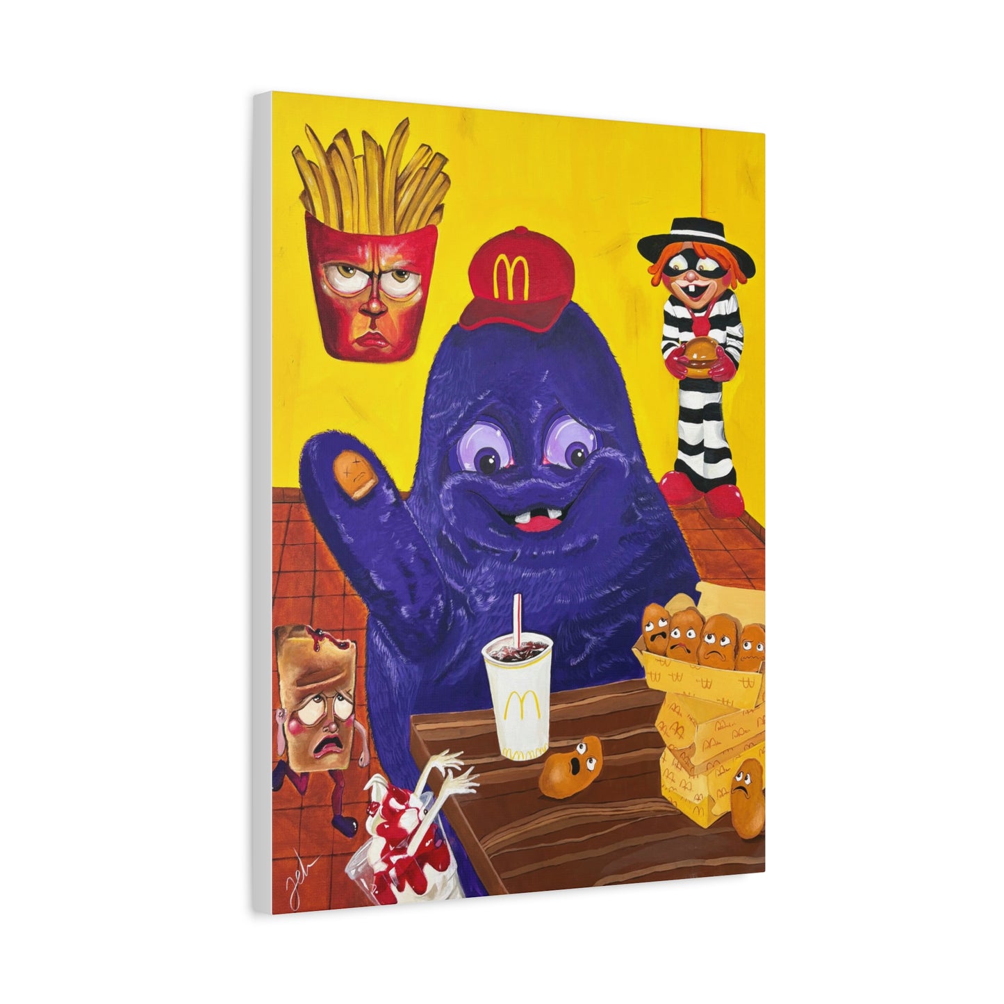 HAPPY MEALS CANVAS PRINT