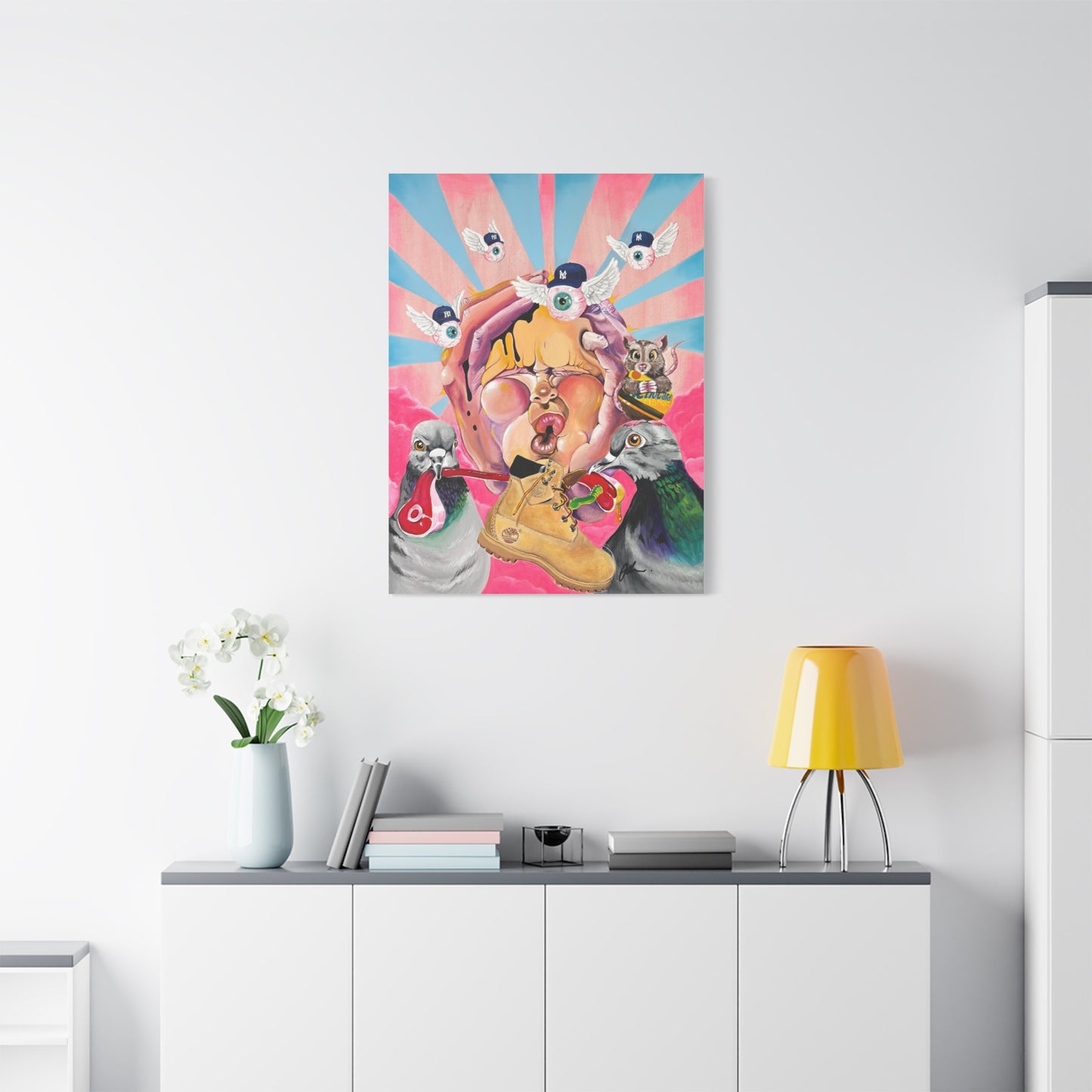 SOL DE NUEVA YORK CANVAS PRINT