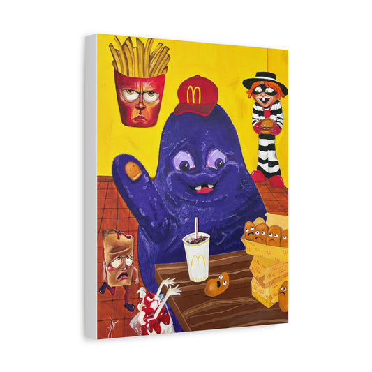 HAPPY MEALS CANVAS PRINT