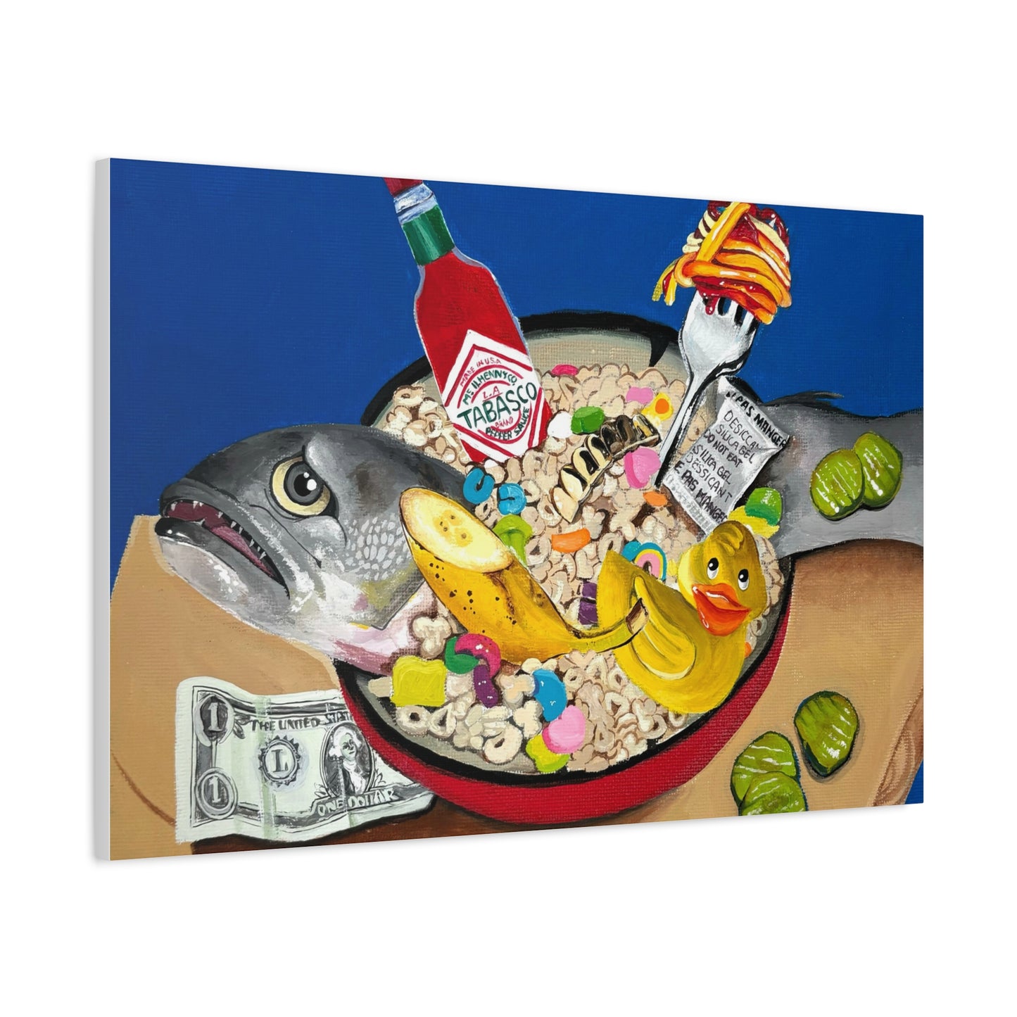 SOPA DE PESCADO CANVAS PRINT