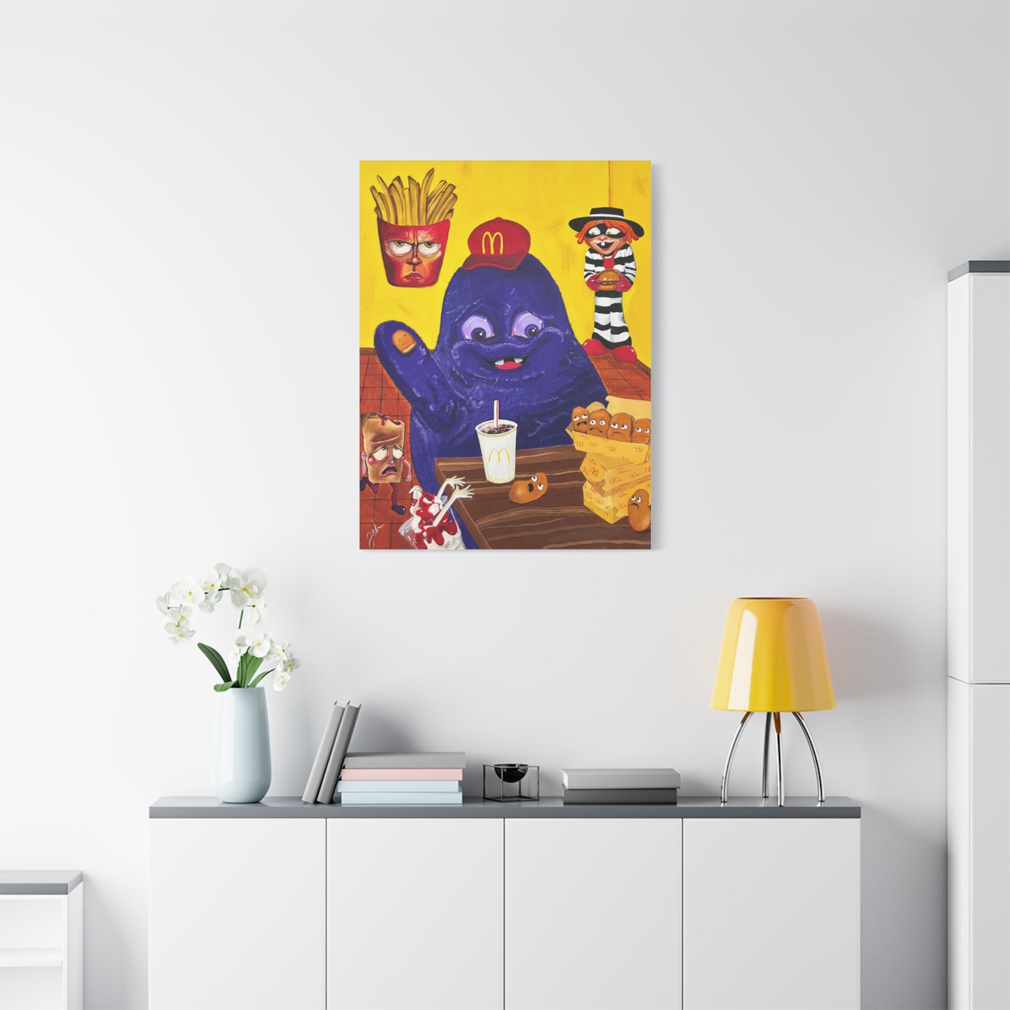 HAPPY MEALS CANVAS PRINT