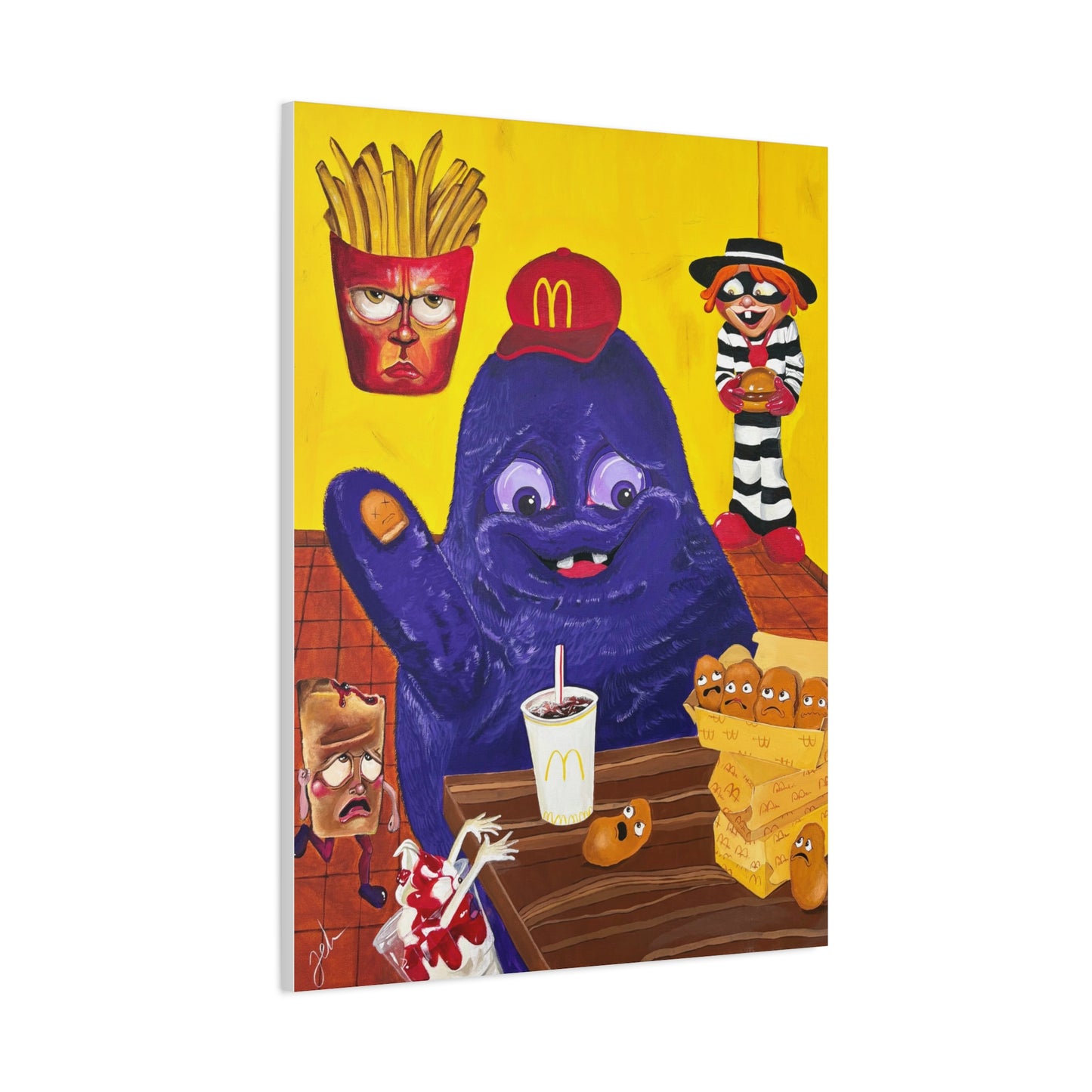 HAPPY MEALS CANVAS PRINT