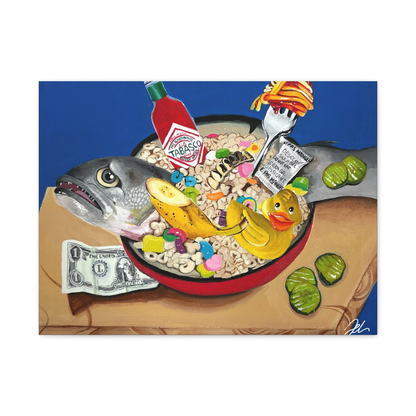 SOPA DE PESCADO CANVAS PRINT