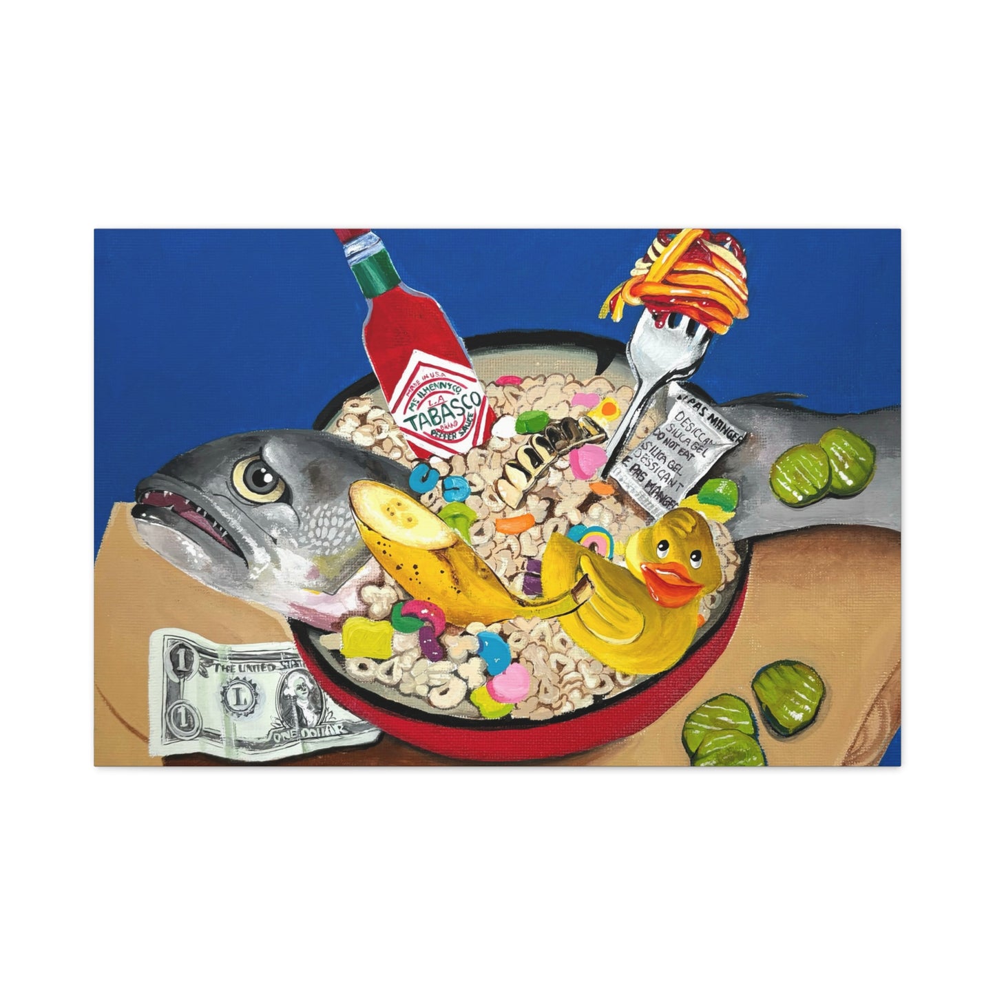 SOPA DE PESCADO CANVAS PRINT