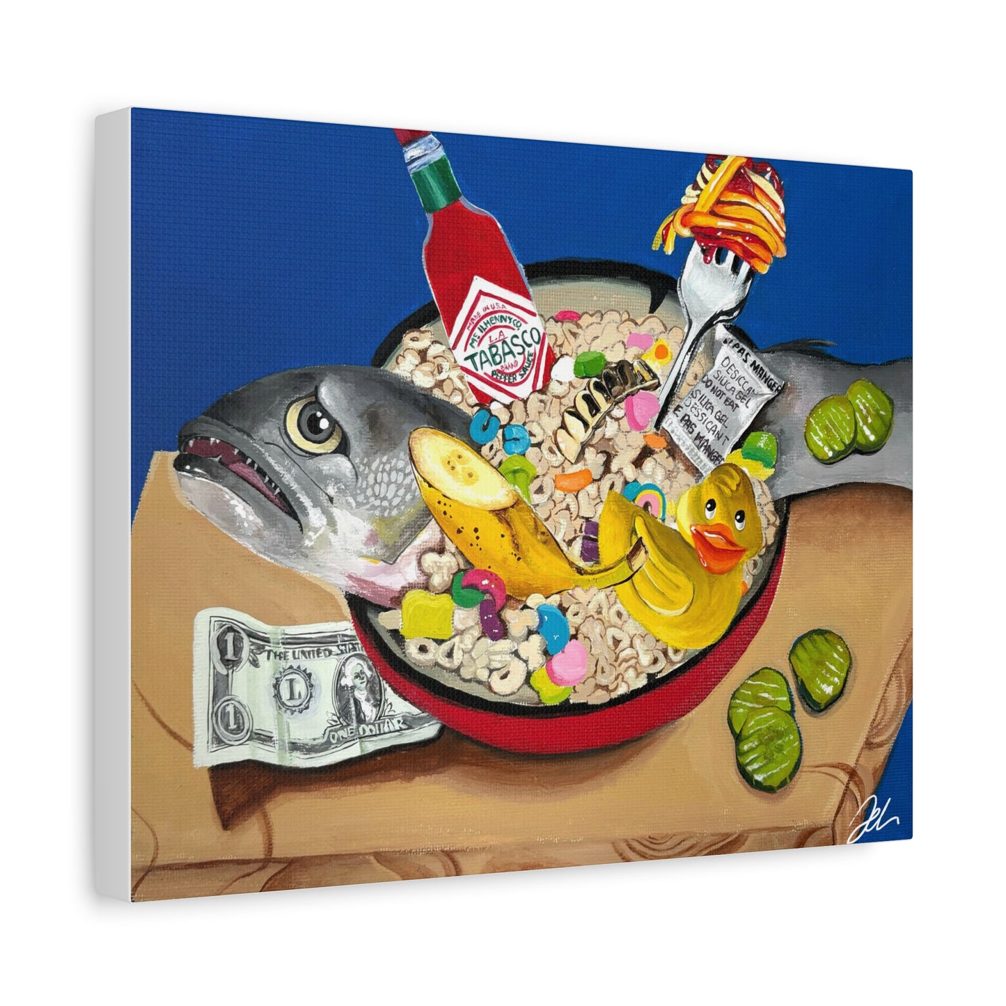 SOPA DE PESCADO CANVAS PRINT