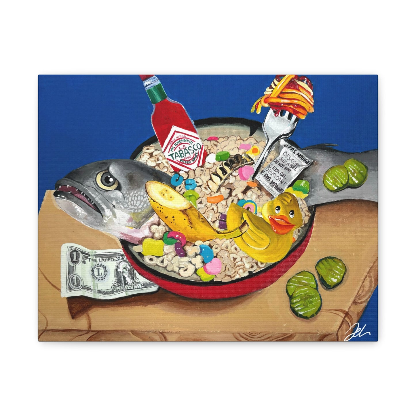 SOPA DE PESCADO CANVAS PRINT