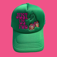 JUST US TWO TRUCKER HATS : BUY ONE GET A SECOND ONE FOR $9.99 (LIMITED TIME OFFER)